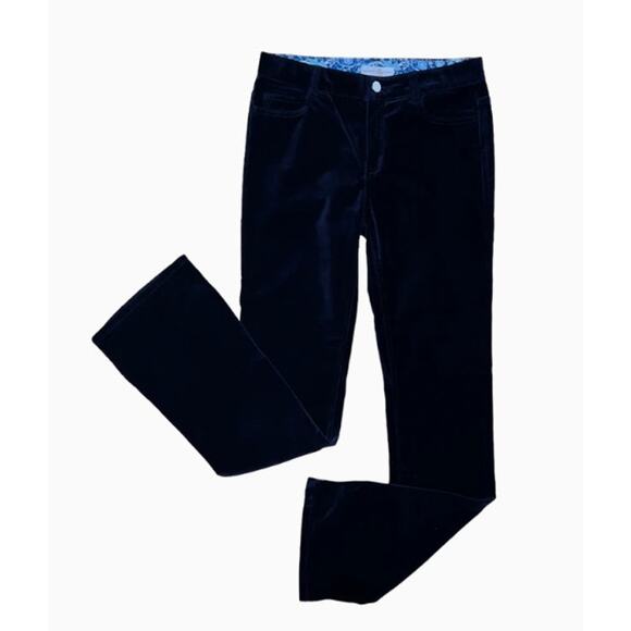 Brown, Bowen‎ & Company Palmetto Pearl Pants- Nantucket Navy Velvet - Picture 2 of 5